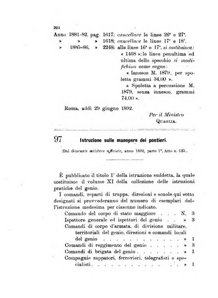 Giornale di artiglieria e genio. Parte 1., Ufficiale