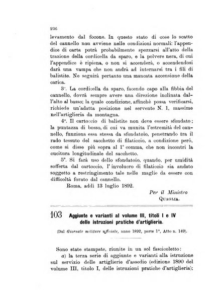 Giornale di artiglieria e genio. Parte 1., Ufficiale