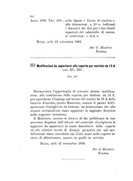 Giornale di artiglieria e genio. Parte 1., Ufficiale