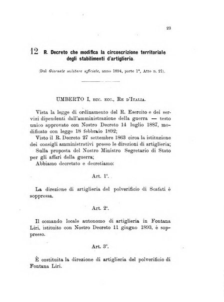 Giornale di artiglieria e genio. Parte 1., Ufficiale