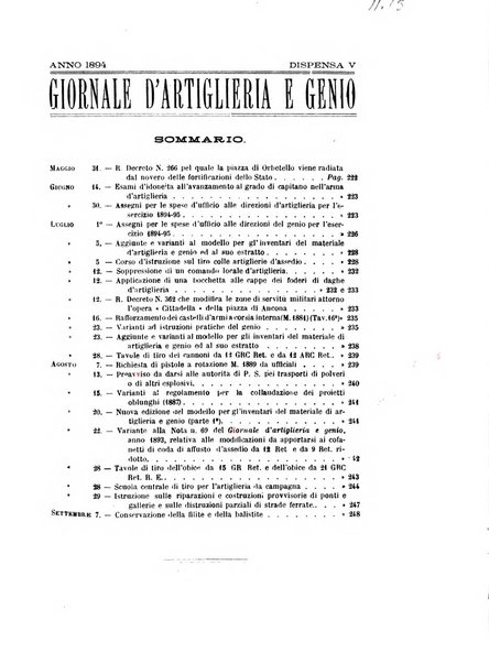 Giornale di artiglieria e genio. Parte 1., Ufficiale