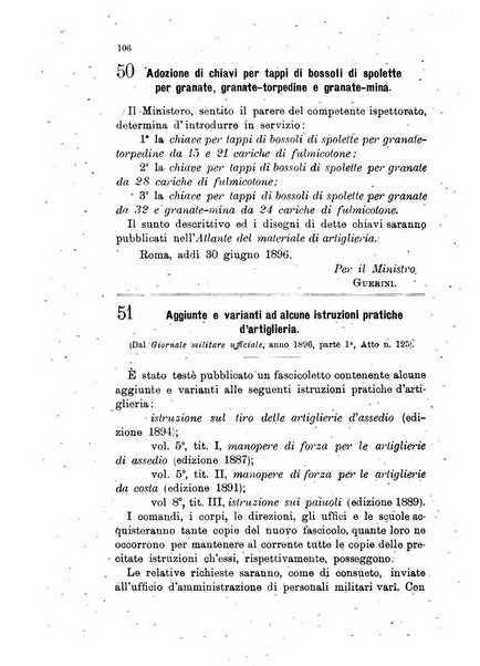 Giornale di artiglieria e genio. Parte 1., Ufficiale