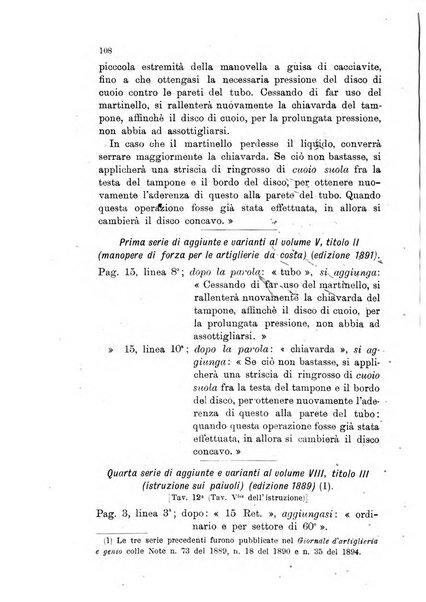 Giornale di artiglieria e genio. Parte 1., Ufficiale