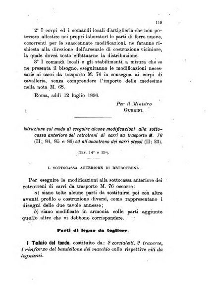 Giornale di artiglieria e genio. Parte 1., Ufficiale