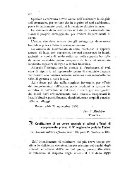 Giornale di artiglieria e genio. Parte 1., Ufficiale