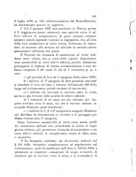 Giornale di artiglieria e genio. Parte 1., Ufficiale