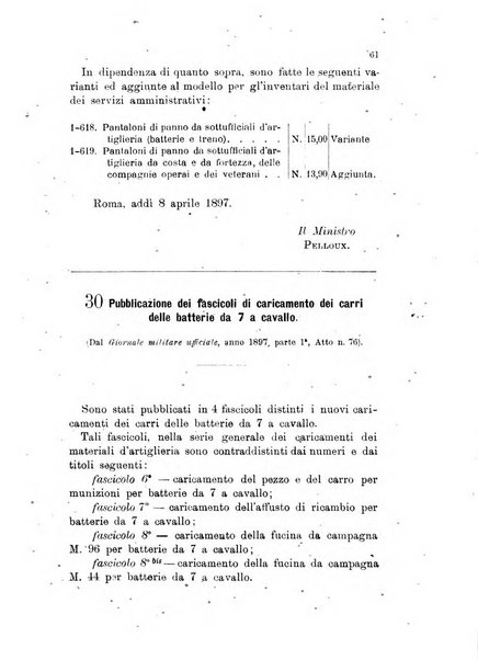 Giornale di artiglieria e genio. Parte 1., Ufficiale