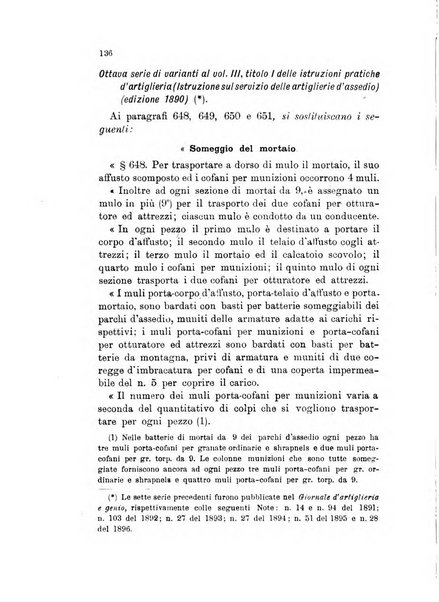 Giornale di artiglieria e genio. Parte 1., Ufficiale