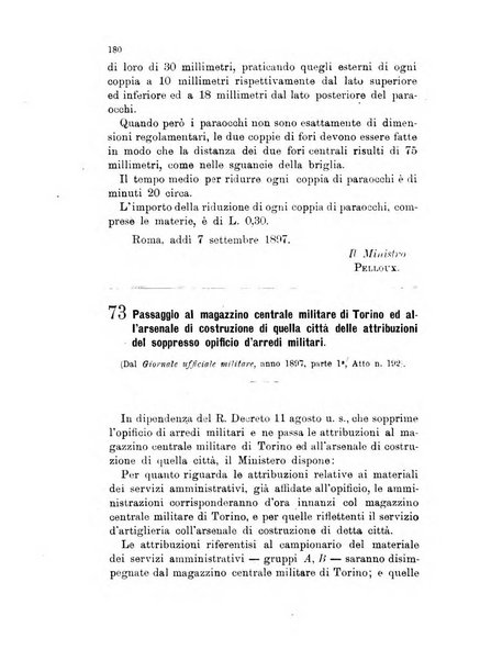 Giornale di artiglieria e genio. Parte 1., Ufficiale