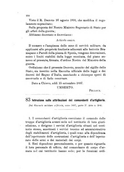 Giornale di artiglieria e genio. Parte 1., Ufficiale