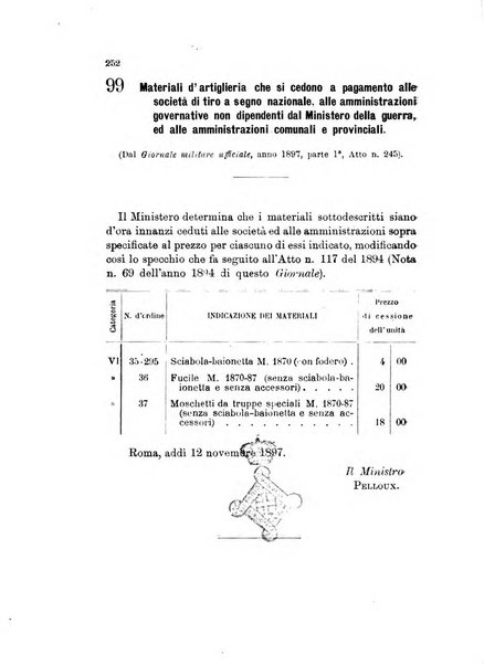 Giornale di artiglieria e genio. Parte 1., Ufficiale