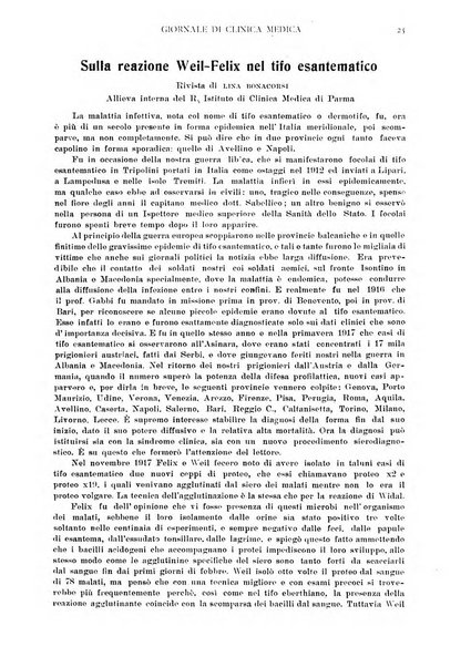 Giornale di clinica medica