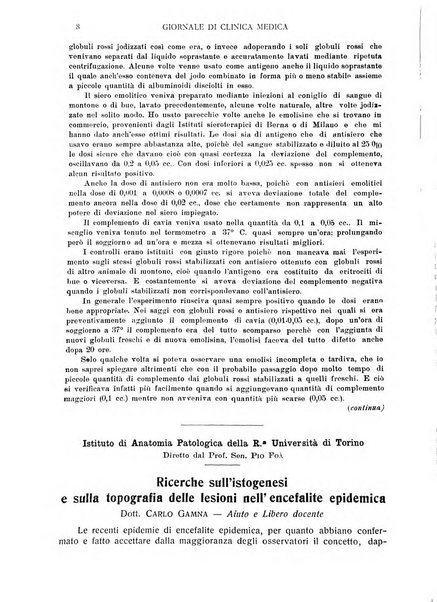 Giornale di clinica medica