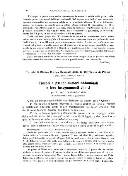 Giornale di clinica medica