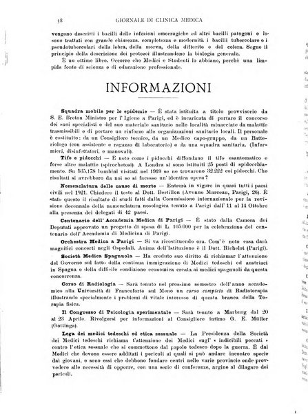 Giornale di clinica medica