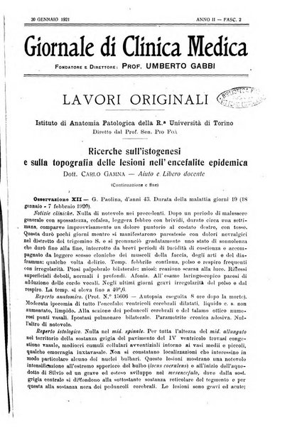 Giornale di clinica medica