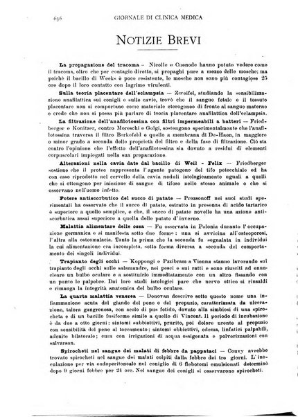 Giornale di clinica medica
