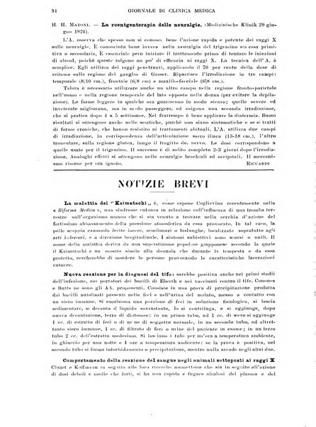 Giornale di clinica medica