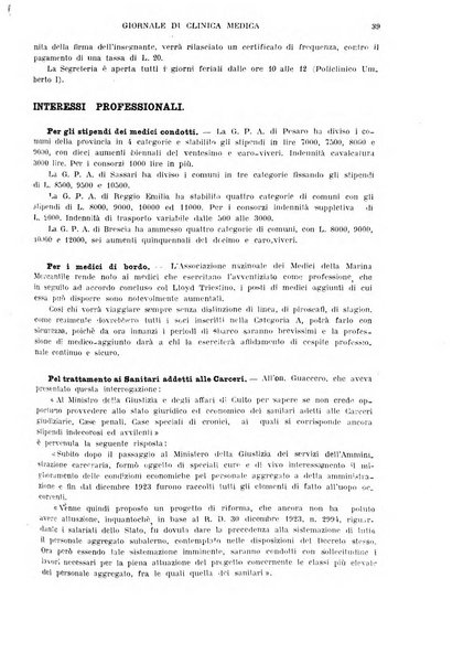Giornale di clinica medica
