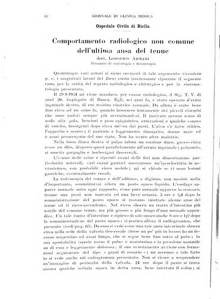 Giornale di clinica medica