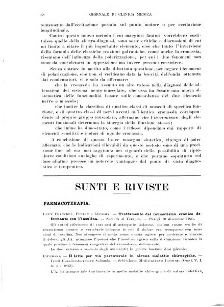 Giornale di clinica medica