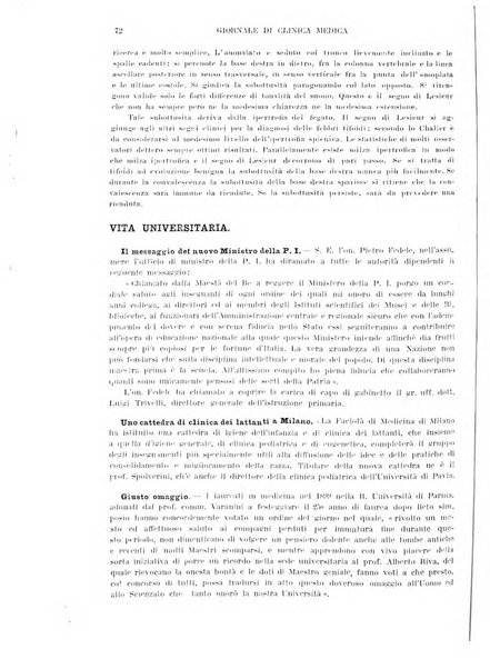 Giornale di clinica medica