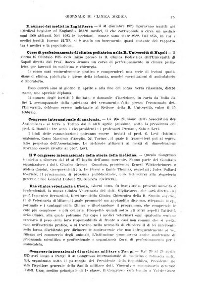 Giornale di clinica medica