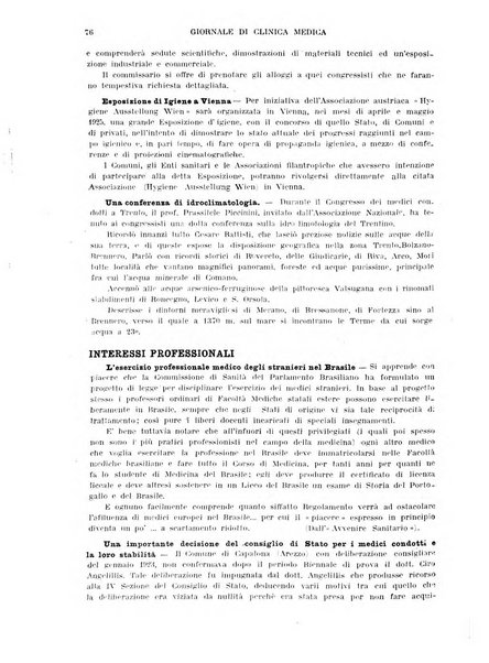 Giornale di clinica medica