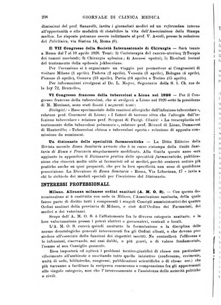 Giornale di clinica medica