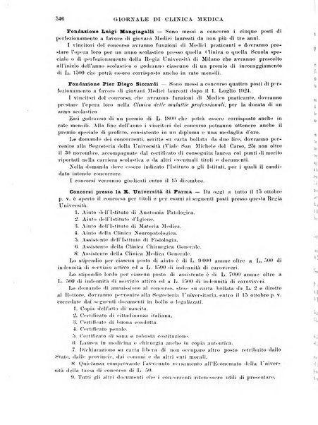 Giornale di clinica medica