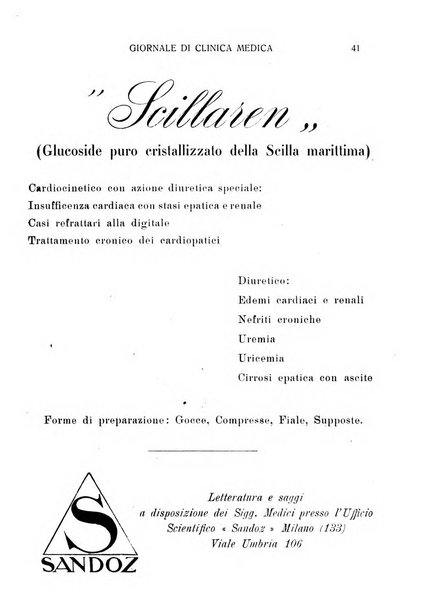 Giornale di clinica medica