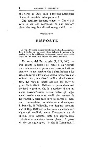 Giornale di erudizione corrispondenza letteraria, artistica e scientifica