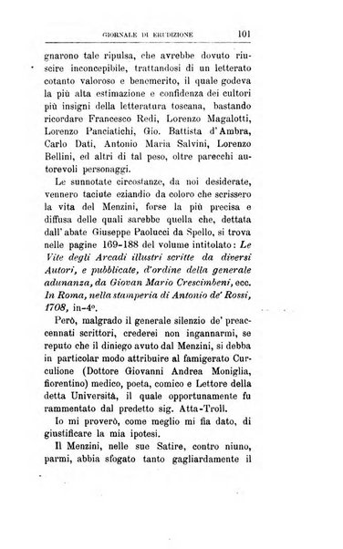 Giornale di erudizione corrispondenza letteraria, artistica e scientifica