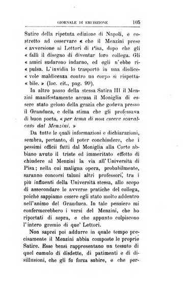 Giornale di erudizione corrispondenza letteraria, artistica e scientifica