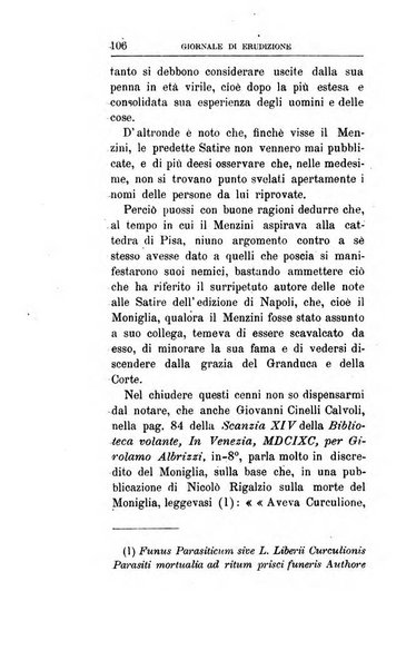 Giornale di erudizione corrispondenza letteraria, artistica e scientifica