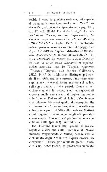 Giornale di erudizione corrispondenza letteraria, artistica e scientifica