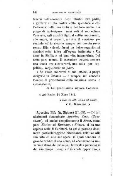 Giornale di erudizione corrispondenza letteraria, artistica e scientifica