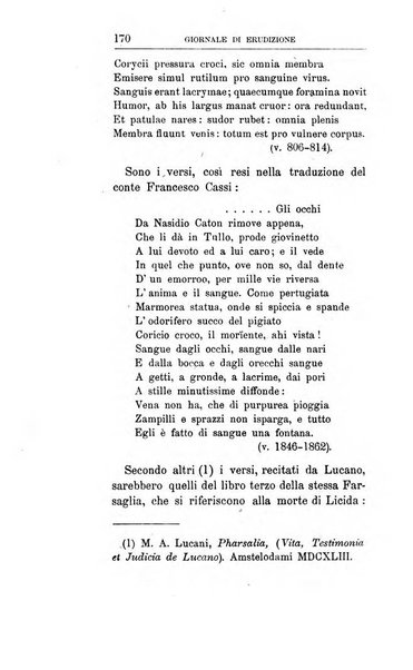 Giornale di erudizione corrispondenza letteraria, artistica e scientifica