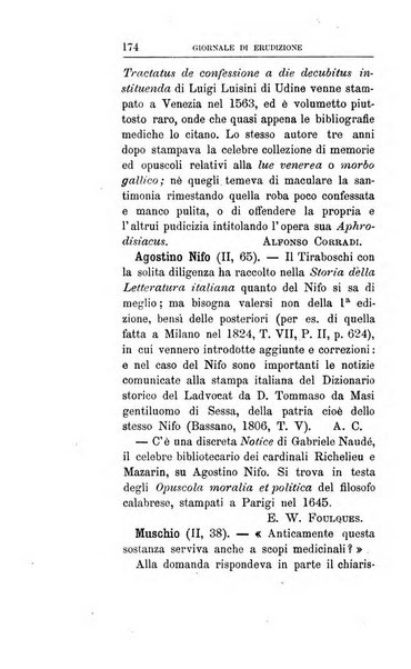 Giornale di erudizione corrispondenza letteraria, artistica e scientifica