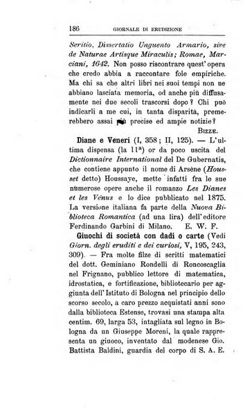 Giornale di erudizione corrispondenza letteraria, artistica e scientifica