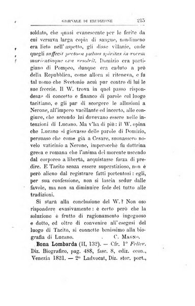 Giornale di erudizione corrispondenza letteraria, artistica e scientifica