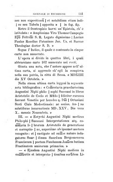 Giornale di erudizione corrispondenza letteraria, artistica e scientifica