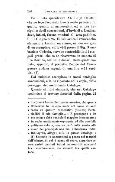 Giornale di erudizione corrispondenza letteraria, artistica e scientifica