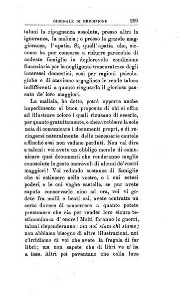 Giornale di erudizione corrispondenza letteraria, artistica e scientifica