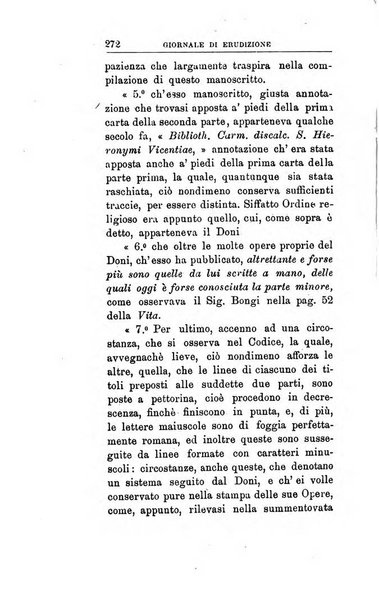 Giornale di erudizione corrispondenza letteraria, artistica e scientifica