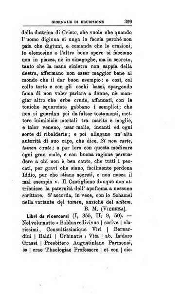 Giornale di erudizione corrispondenza letteraria, artistica e scientifica