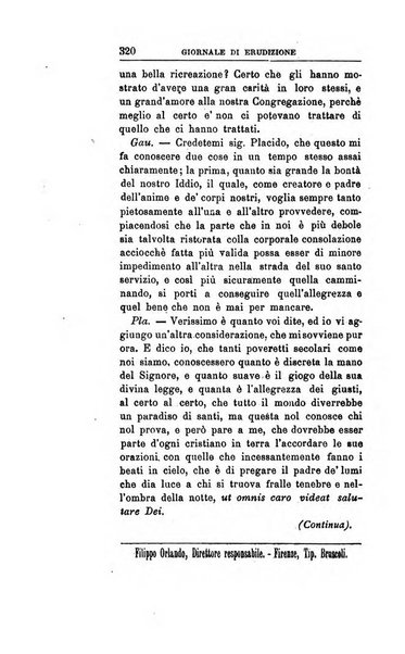 Giornale di erudizione corrispondenza letteraria, artistica e scientifica