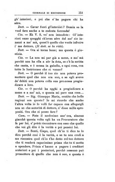 Giornale di erudizione corrispondenza letteraria, artistica e scientifica