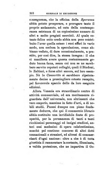 Giornale di erudizione corrispondenza letteraria, artistica e scientifica