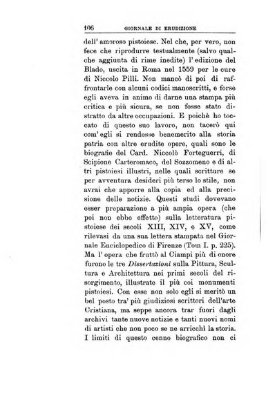 Giornale di erudizione corrispondenza letteraria, artistica e scientifica